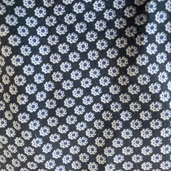 Modango Milano Navy Diamond-Print Short Sleeve Shirt | XL (Size 7) - Picture 3 of 7